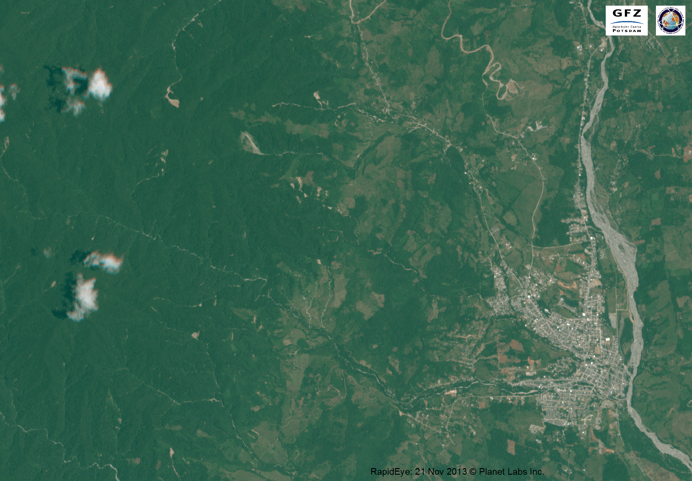 Landslide and Debris Flow Detection - Mocoa, Colombia (28 Apr 2017) -  Colombia | ReliefWeb